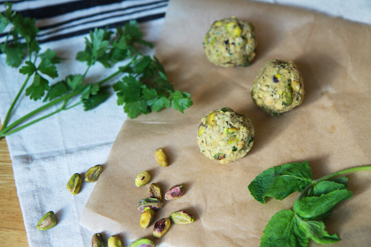 baked-pistachio-and-herb-falafel